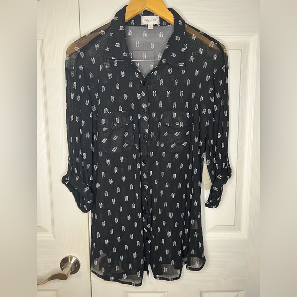 NEW Sheer button up. - Picture 2 of 8